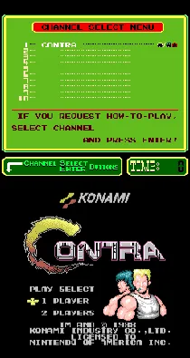 PlayChoice-10: Contra screen shot title